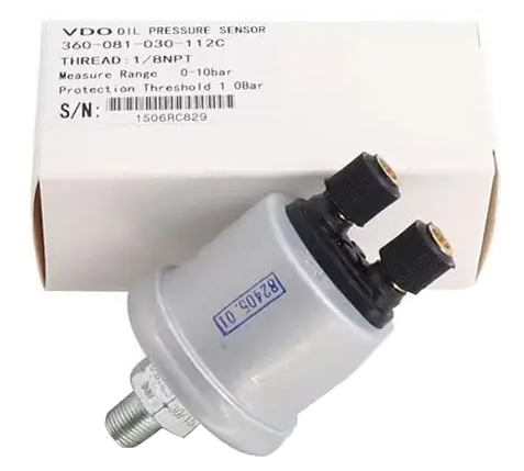 SENSOR DE PRESIÓN DE ACEITE VDO 0-10 BAR 1/8-27 NPTF