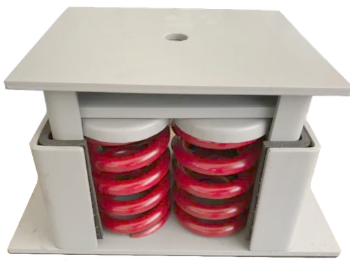 SOPORTE ANTIVIBRATORIO TIPO RESORTE