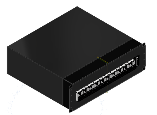 TABLERO RACK BYPASS PARA UPS 1/3/6/10KVA 1F 220V CON DISTRIBUCIÓN